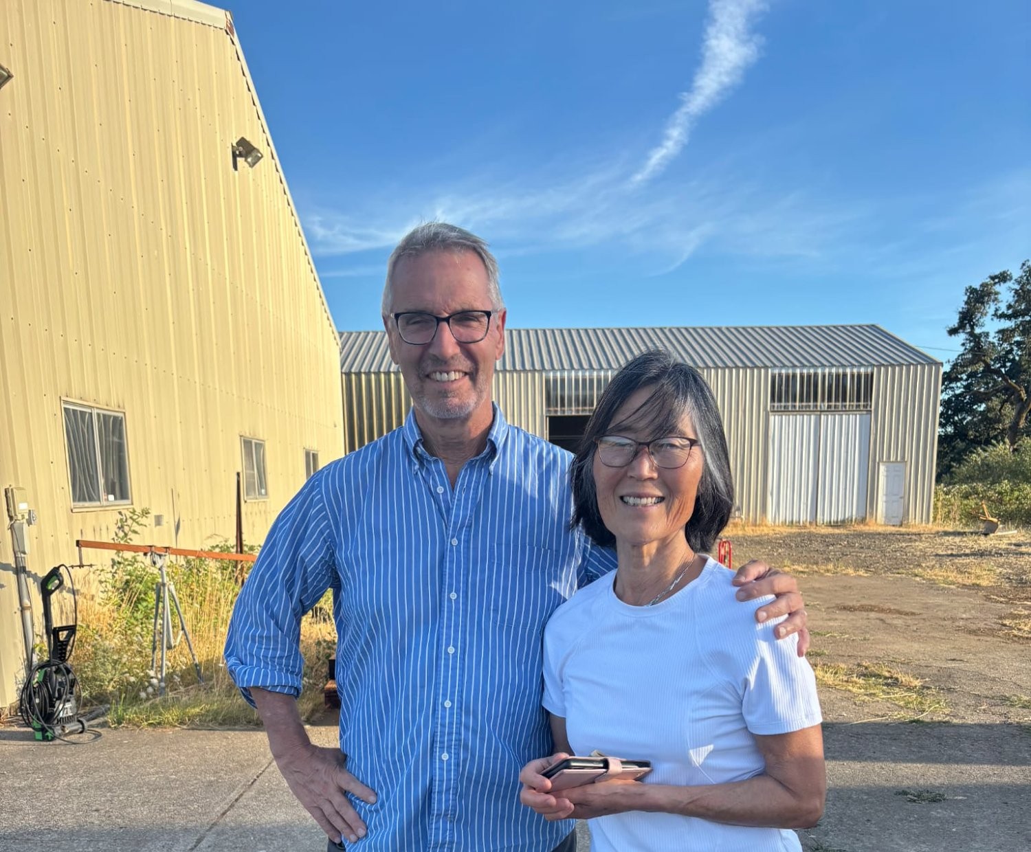 Doug McCarty and his wife at Spencer Shadow Ranch